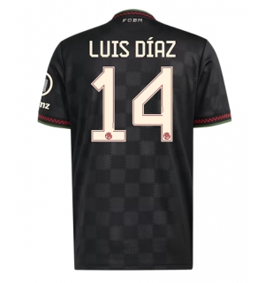 Bayern Munich Luis Diaz #14 Tredjedrakt 2025-26 Kortermet