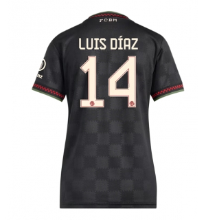 Bayern Munich Luis Diaz #14 Tredjedrakt Dame 2025-26 Kortermet