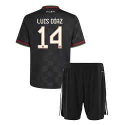 Bayern Munich Luis Diaz #14 Tredjedraktsett Barn 2025-26 Kortermet (+ Korte bukser)