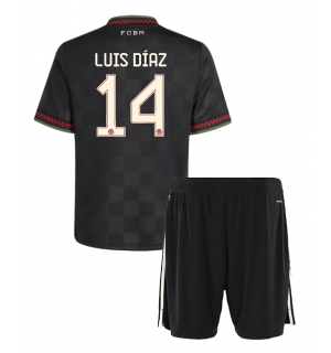 Bayern Munich Luis Diaz #14 Tredjedraktsett Barn 2025-26 Kortermet (+ Korte bukser)