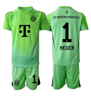 Bayern Munich Manuel Neuer #1 Keeper Hjemmedraktsett Barn 2025-26 Kortermet (+ Korte bukser)