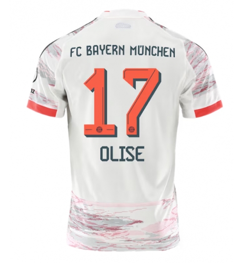 Bayern Munich Michael Olise #17 Bortedrakt 2025-26 Kortermet Bayern Munich Michael Olise #17 Bortedrakt 2025-26 Kortermet