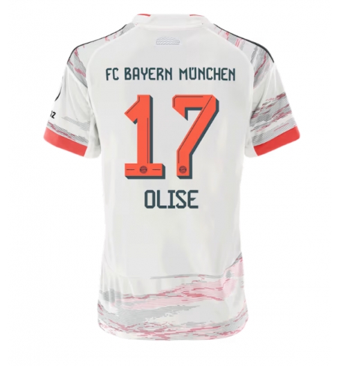 Bayern Munich Michael Olise #17 Bortedrakt Dame 2025-26 Kortermet Bayern Munich Michael Olise #17 Bortedrakt Dame 2025-26 Kortermet