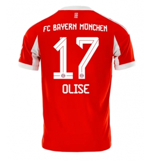 Bayern Munich Michael Olise #17 Hjemmedrakt 2025-26 Kortermet