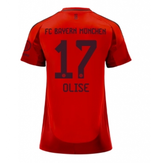 Bayern Munich Michael Olise #17 Hjemmedrakt Dame 2024-25 Kortermet