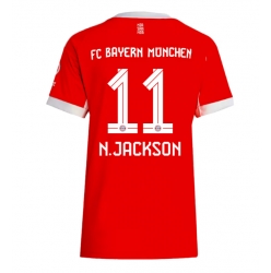 Bayern Munich Nicolas Jackson #11 Hjemmedrakt Dame 2025-26 Kortermet