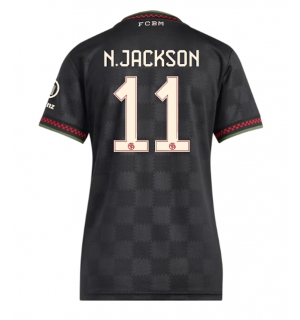 Bayern Munich Nicolas Jackson #11 Tredjedrakt Dame 2025-26 Kortermet