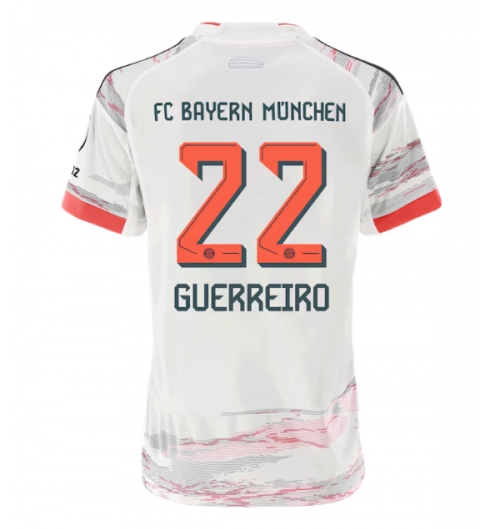 Bayern Munich Raphael Guerreiro #22 Bortedrakt Dame 2025-26 Kortermet Bayern Munich Raphael Guerreiro #22 Bortedrakt Dame 2025-26 Kortermet
