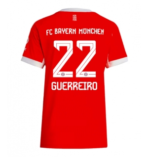 Bayern Munich Raphael Guerreiro #22 Hjemmedrakt Dame 2025-26 Kortermet