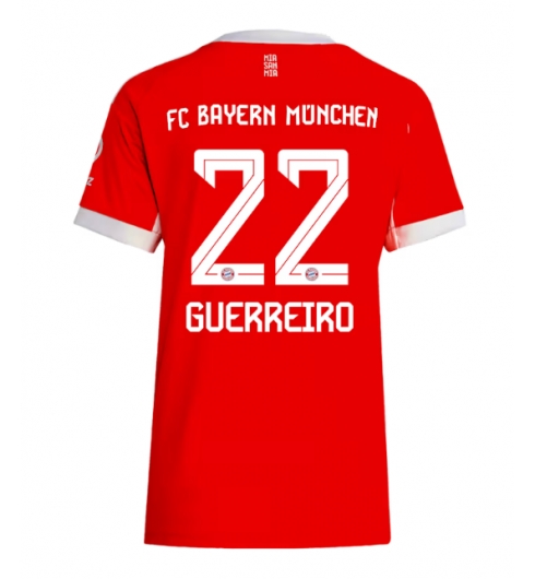 Bayern Munich Raphael Guerreiro #22 Hjemmedrakt Dame 2025-26 Kortermet Bayern Munich Raphael Guerreiro #22 Hjemmedrakt Dame 2025-26 Kortermet