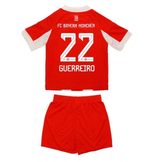 Bayern Munich Raphael Guerreiro #22 Hjemmedraktsett Barn 2025-26 Kortermet (+ Korte bukser)