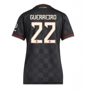 Bayern Munich Raphael Guerreiro #22 Tredjedrakt Dame 2025-26 Kortermet