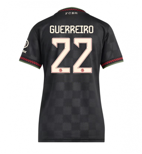 Bayern Munich Raphael Guerreiro #22 Tredjedrakt Dame 2025-26 Kortermet Bayern Munich Raphael Guerreiro #22 Tredjedrakt Dame 2025-26 Kortermet