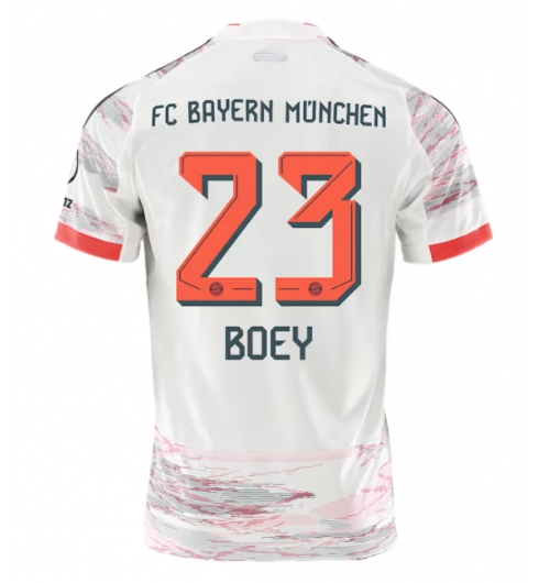 Bayern Munich Sacha Boey #23 Bortedrakt 2025-26 Kortermet Bayern Munich Sacha Boey #23 Bortedrakt 2025-26 Kortermet