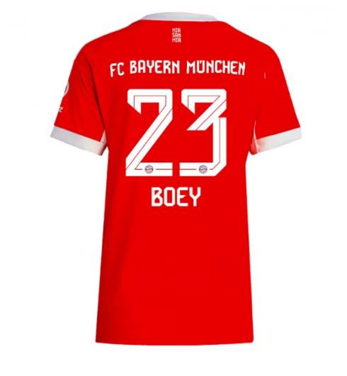 Bayern Munich Sacha Boey #23 Hjemmedrakt Dame 2025-26 Kortermet Bayern Munich Sacha Boey #23 Hjemmedrakt Dame 2025-26 Kortermet