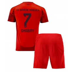 Bayern Munich Serge Gnabry #7 Hjemmedraktsett Barn 2024-25 Kortermet (+ Korte bukser)