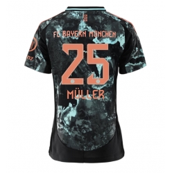 Bayern Munich Thomas Muller #25 Bortedrakt Dame 2024-25 Kortermet