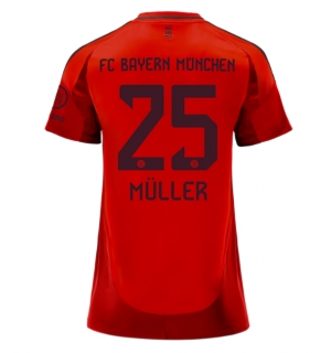 Bayern Munich Thomas Muller #25 Hjemmedrakt Dame 2024-25 Kortermet