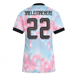 Belgia Alexis Saelemaekers #22 Bortedrakt Dame VM 2026 Kortermet