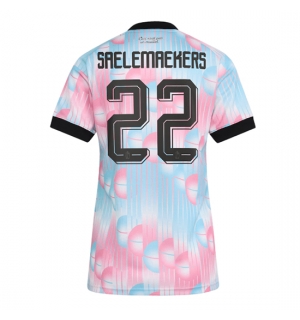 Belgia Alexis Saelemaekers #22 Bortedrakt Dame VM 2026 Kortermet