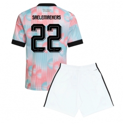 Belgia Alexis Saelemaekers #22 Bortedraktsett Barn VM 2026 Kortermet (+ Korte bukser)