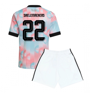 Belgia Alexis Saelemaekers #22 Bortedraktsett Barn VM 2026 Kortermet (+ Korte bukser)