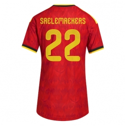Belgia Alexis Saelemaekers #22 Hjemmedrakt Dame VM 2026 Kortermet