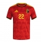 Belgia Alexis Saelemaekers #22 Hjemmedrakt VM 2026 Kortermet