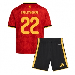 Belgia Alexis Saelemaekers #22 Hjemmedraktsett Barn VM 2026 Kortermet (+ Korte bukser)