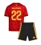 Belgia Alexis Saelemaekers #22 Hjemmedraktsett Barn VM 2026 Kortermet (+ Korte bukser)