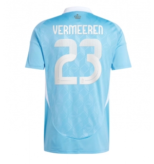 Belgia Arthur Vermeeren #23 Bortedrakt EM 2024 Kortermet