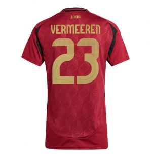 Belgia Arthur Vermeeren #23 Hjemmedrakt Dame EM 2024 Kortermet