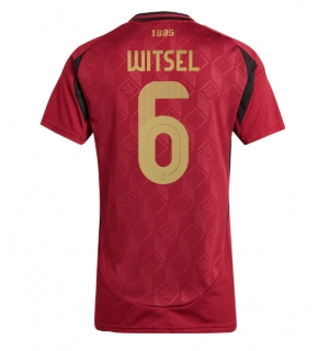 Belgia Axel Witsel #6 Hjemmedrakt Dame EM 2024 Kortermet