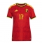 Belgia Charles De Ketelaere #17 Hjemmedrakt Dame VM 2026 Kortermet