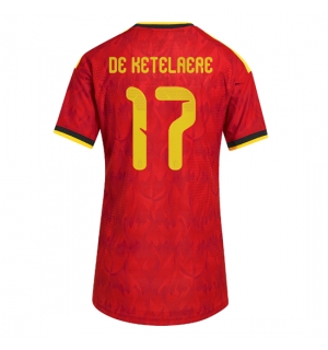 Belgia Charles De Ketelaere #17 Hjemmedrakt Dame VM 2026 Kortermet