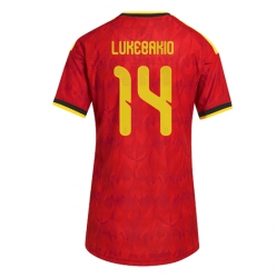 Belgia Dodi Lukebakio #14 Hjemmedrakt Dame VM 2026 Kortermet