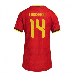 Belgia Dodi Lukebakio #14 Hjemmedrakt Dame VM 2026 Kortermet