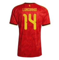 Belgia Dodi Lukebakio #14 Hjemmedrakt VM 2026 Kortermet
