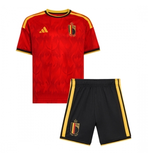 Belgia Hjemmedraktsett Barn VM 2026 Kortermet (+ Korte bukser)