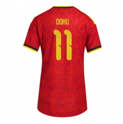Belgia Jeremy Doku #11 Hjemmedrakt Dame VM 2026 Kortermet