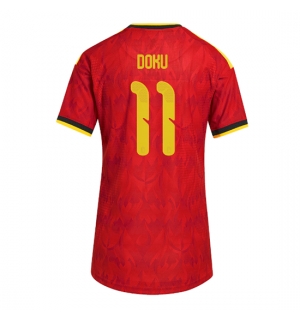 Belgia Jeremy Doku #11 Hjemmedrakt Dame VM 2026 Kortermet