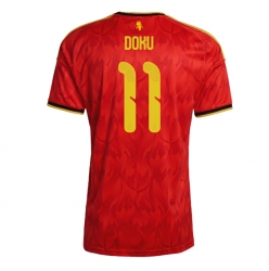 Belgia Jeremy Doku #11 Hjemmedrakt VM 2026 Kortermet