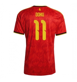 Belgia Jeremy Doku #11 Hjemmedrakt VM 2026 Kortermet