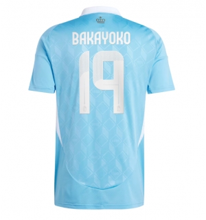 Belgia Johan Bakayoko #19 Bortedrakt EM 2024 Kortermet