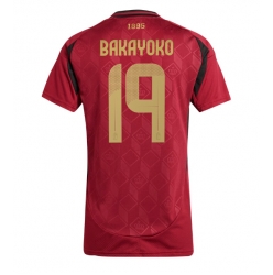 Belgia Johan Bakayoko #19 Hjemmedrakt Dame EM 2024 Kortermet