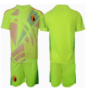 Belgia Keeper Bortedraktsett Barn EM 2024 Kortermet (+ Korte bukser)