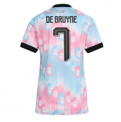 Belgia Kevin De Bruyne #7 Bortedrakt Dame VM 2026 Kortermet