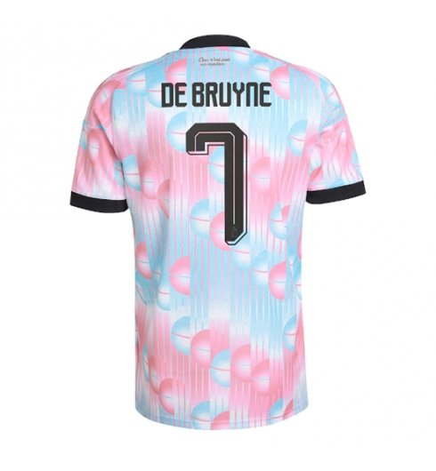 Belgia Kevin De Bruyne #7 Bortedrakt VM 2026 Kortermet Belgia Kevin De Bruyne #7 Bortedrakt VM 2026 Kortermet