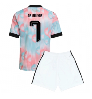 Belgia Kevin De Bruyne #7 Bortedraktsett Barn VM 2026 Kortermet (+ Korte bukser)