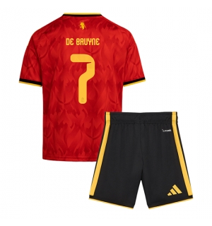 Belgia Kevin De Bruyne #7 Hjemmedraktsett Barn VM 2026 Kortermet (+ Korte bukser)